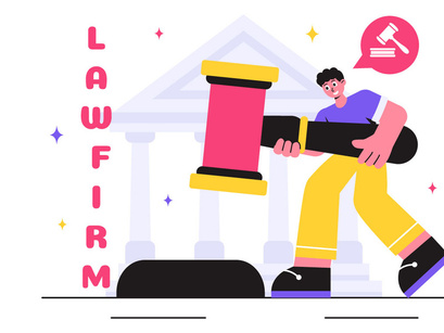 14 Law Firm Services Illustration