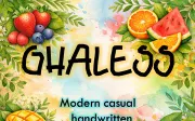 GHALESS – Modern Casual Handwritten Font