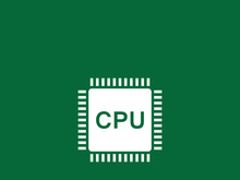 Circuit processor symbol and icon