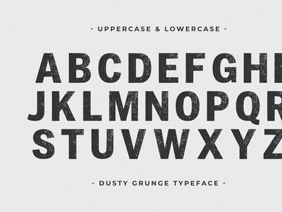Dusty Grunge - Texture Display Font