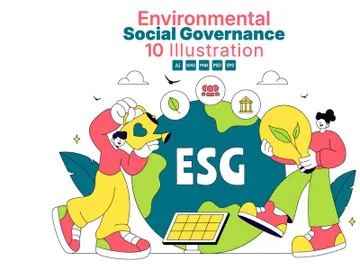 10 Environmental Social Governance Illustration preview picture