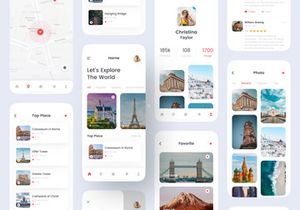 Travel Mobile App UI kit