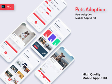 Pets Adoption Mobile App Light Version preview picture