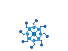 Molecule vector illustration design