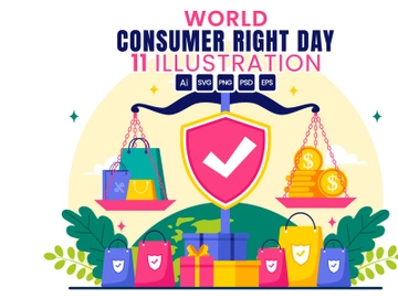 11 World Consumer Rights Day Illustration preview picture