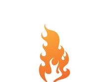 Fire flame logo vector illustration desig