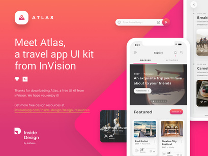 Atlas - Free Mobile UI Kit