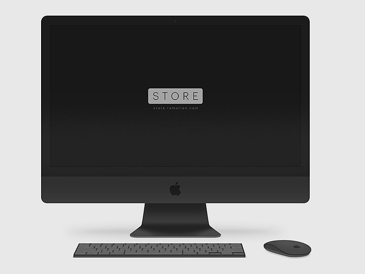iMac Clay Mockups [PSD+Sketch] 💎