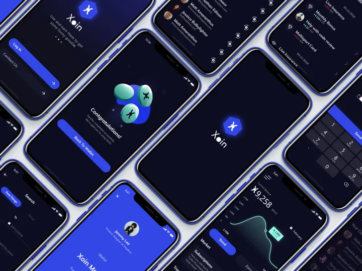 Xoin Wallet App - UI Kit