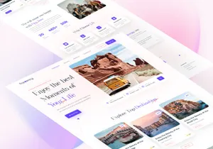 Travency - Travel Agency Landing Page Design
