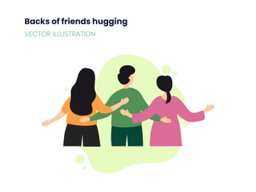Friends hugging preview picture