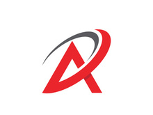 A Letter icon Template illustration design