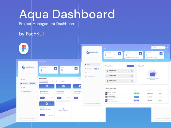 Aqua Dashboard