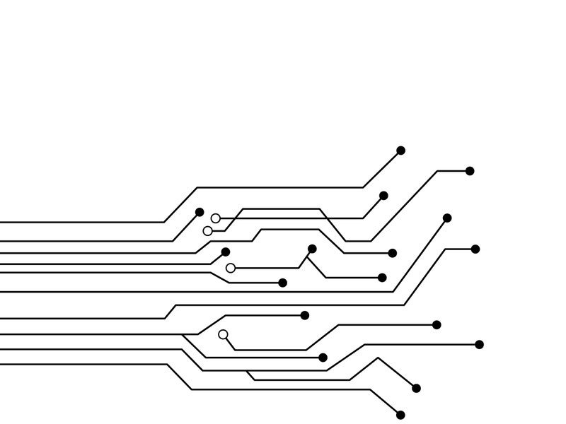 Circuit vector illustration