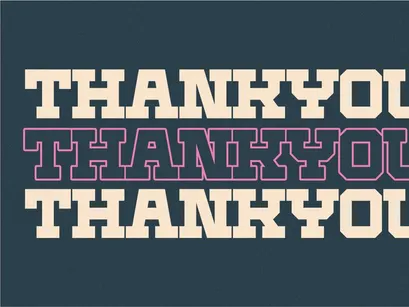Chunky Varsity - Condensed Slab Serif Font