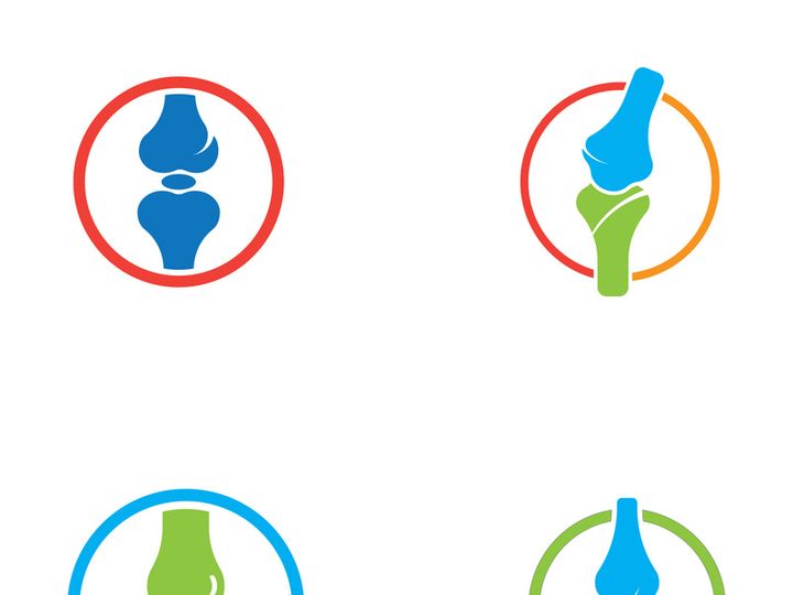 Bone logo design.logo for nursing, medical, orthopedic.