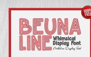 Beuna Line Display Font