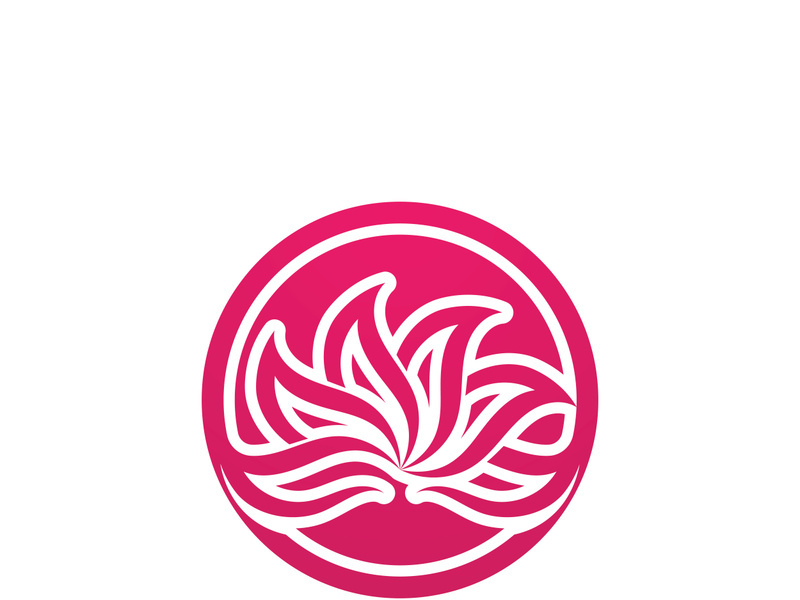 Beauty Vector lotus flowers design logo Template icon