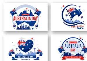 15 Happy Australia Day Illustration