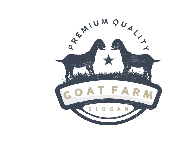 Goat logo, Goat Farm Inspiration Design