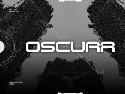 OSCURA - Futuristic Font