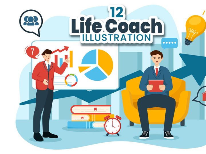 12 Life Coach Illustration