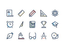 School Icon Set