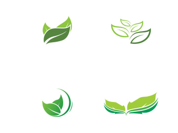 natural leaf logo preview picture