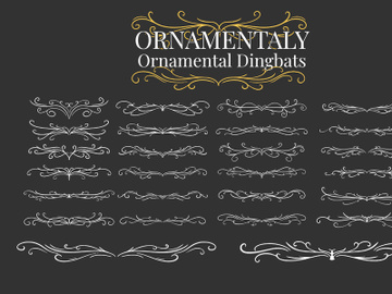 Ornamentaly - Dingbat Fonts preview picture