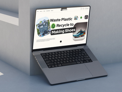 Waste Management Recycle Website Design Concept