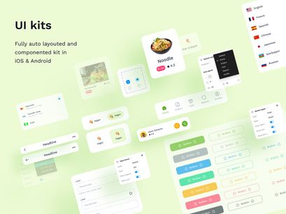 Robin Food - Food Delivery Mobile UI Kits