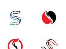 S letter logo design vector