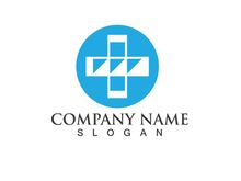 Cross Medical Logo template vector illustration