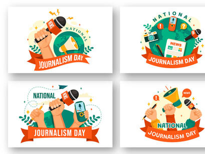 13 National Journalism Day Illustration