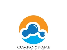 Cloud server data save upload logo