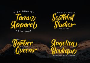 Brogads - Bold Script Retro Font
