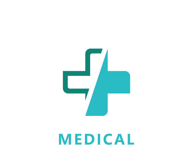 Health care logo icon vector illustration isolated on white background