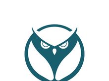 Owl logo icon design animal and simple business abstract vector