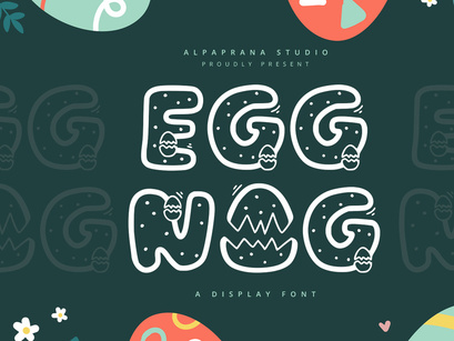 Eggnog - Display Font