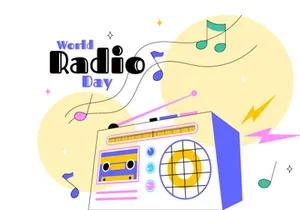 11 World Radio Day Illustration