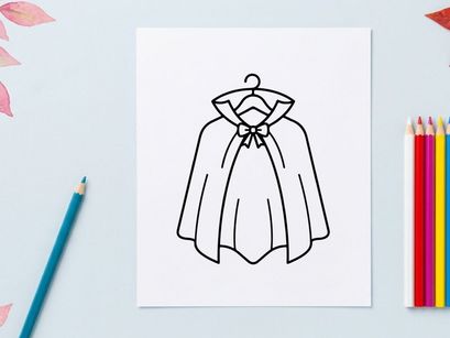 Elegant white dress shirt with bow tie hanging on hanger. Classic formal men's apparel for business, weddings, or professional attire.