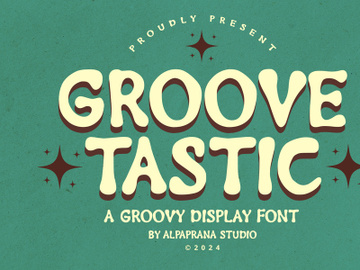 Groovetastic - Groovy Font preview picture