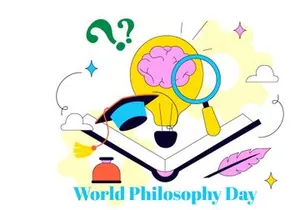 10 World Philosophy Day Vector Illustration
