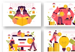 9 Charity Fundraiser Illustration