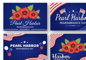 13 Pearl Harbor Remembrance Day Illustration