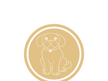Dog logo vector design icon illustration template