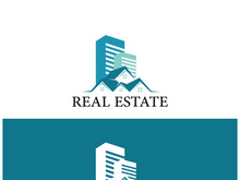 simple real estate logo design,building,skyscraper,property business,apartment,architecture vector