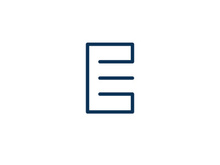 Letter E logo icon design template