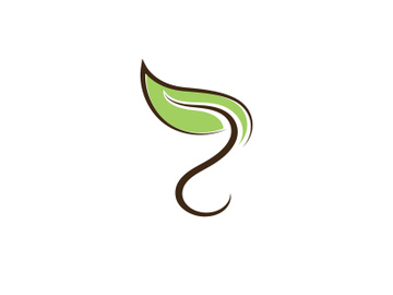 Green leaf logo  Nature icon design preview picture