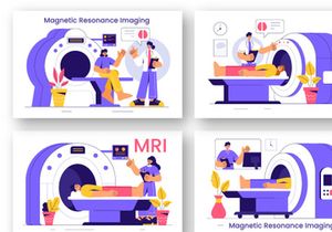 9 MRI or Magnetic Resonance Imaging Illustration